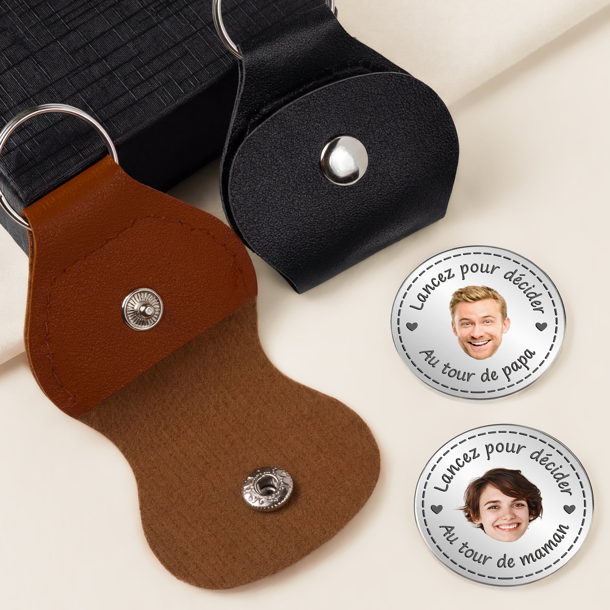 8355AFR2 lancez pour decider tour de maman ou papa calin de poche personnalise photo 8355ajspag