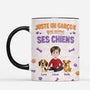 8360MFR2 effet dimpression 3d juste une fille et son chien mug personnalise chien_ avec dessin 8360mtptc