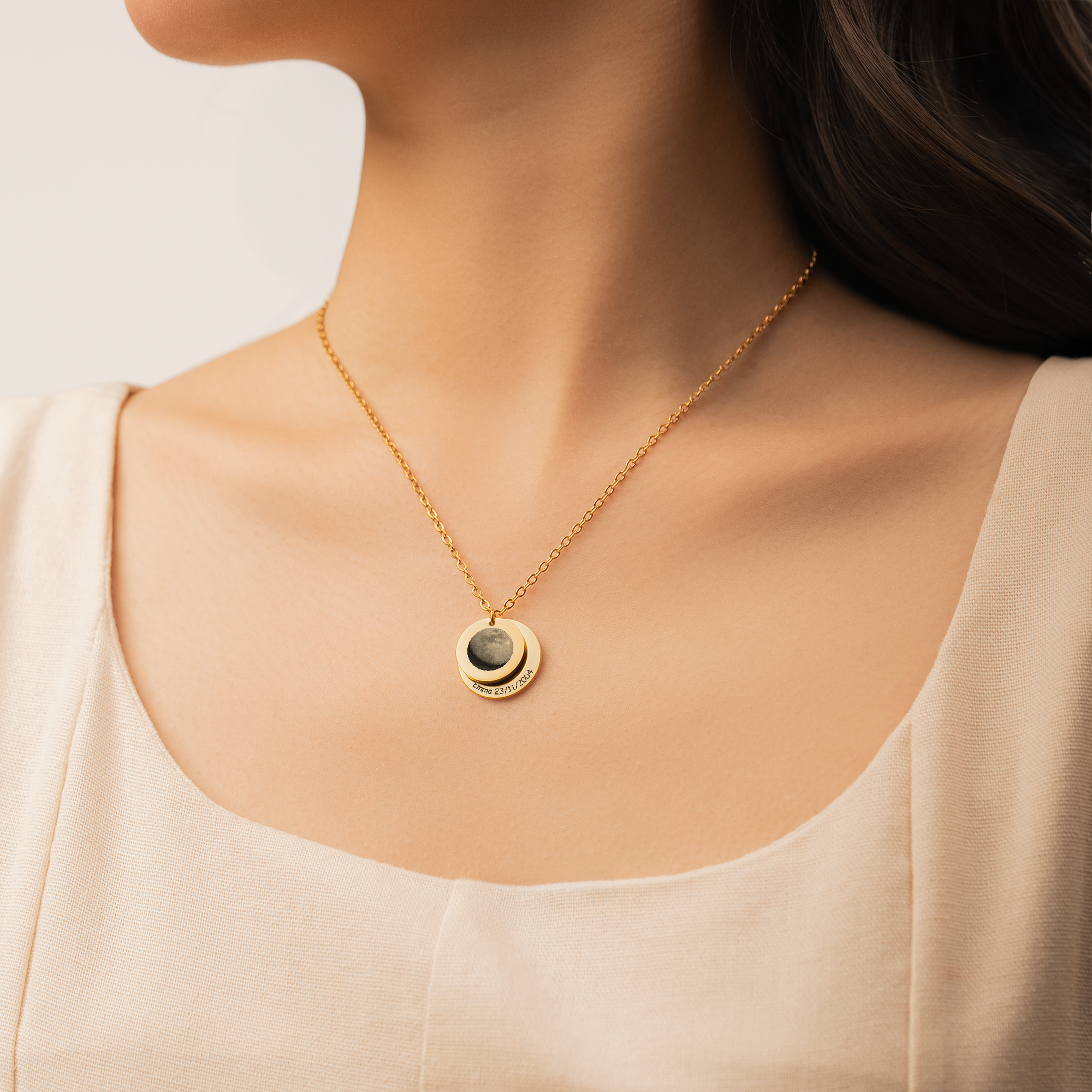 8383JFR2 collier phase de la lune_ personnalise cadeau original pour anniversaire femme_ homme 8383j