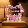 8422LFR1 effet dimpression 3d coeur diamant de maman mamie veilleuse personnalisee prenom 8422lcvwa