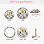 8426QFR3 mon esprit te parle encore plaque bois personnalisee commemorative mamie papy 8426qcpab