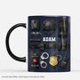 8428MFR1 effet dimpression 3d cadeau policier avec prenom mug personnalise papa papy 8428mcvtb