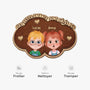 8432AFR5 paillasson personnalise a forme decoupee petits enfants de papy et mamie 8432adtkta