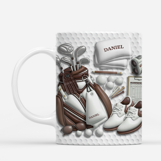 8437MFR2 effet dimpression 3d cadeau pour un golfeur mug personnalise homme 8437mf8bb