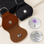 8438AFR1 te voir devenir maman calin de poche personnalise avec fleur 8438ajnmaa