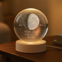 8448LFR2 veilleuse boule de cristal personnalisee couple la nuit notre histoire a commence 8448lshag