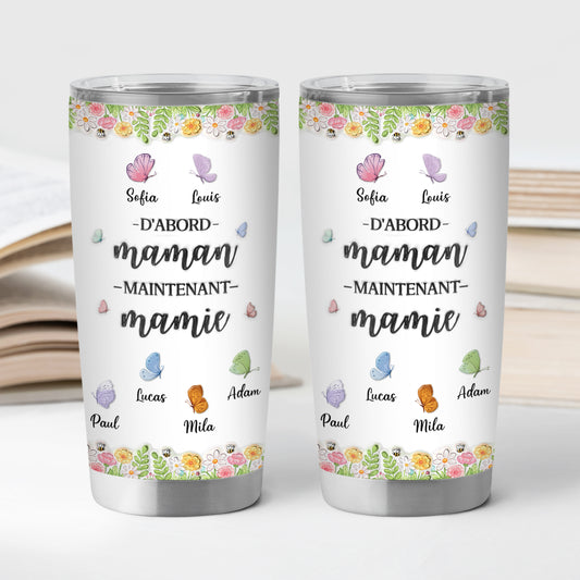 8457TFR2 effet dimpression 3d dabord maman ensuite mamie mug isotherme personnalise 590ml avec dessin 8457t8pca