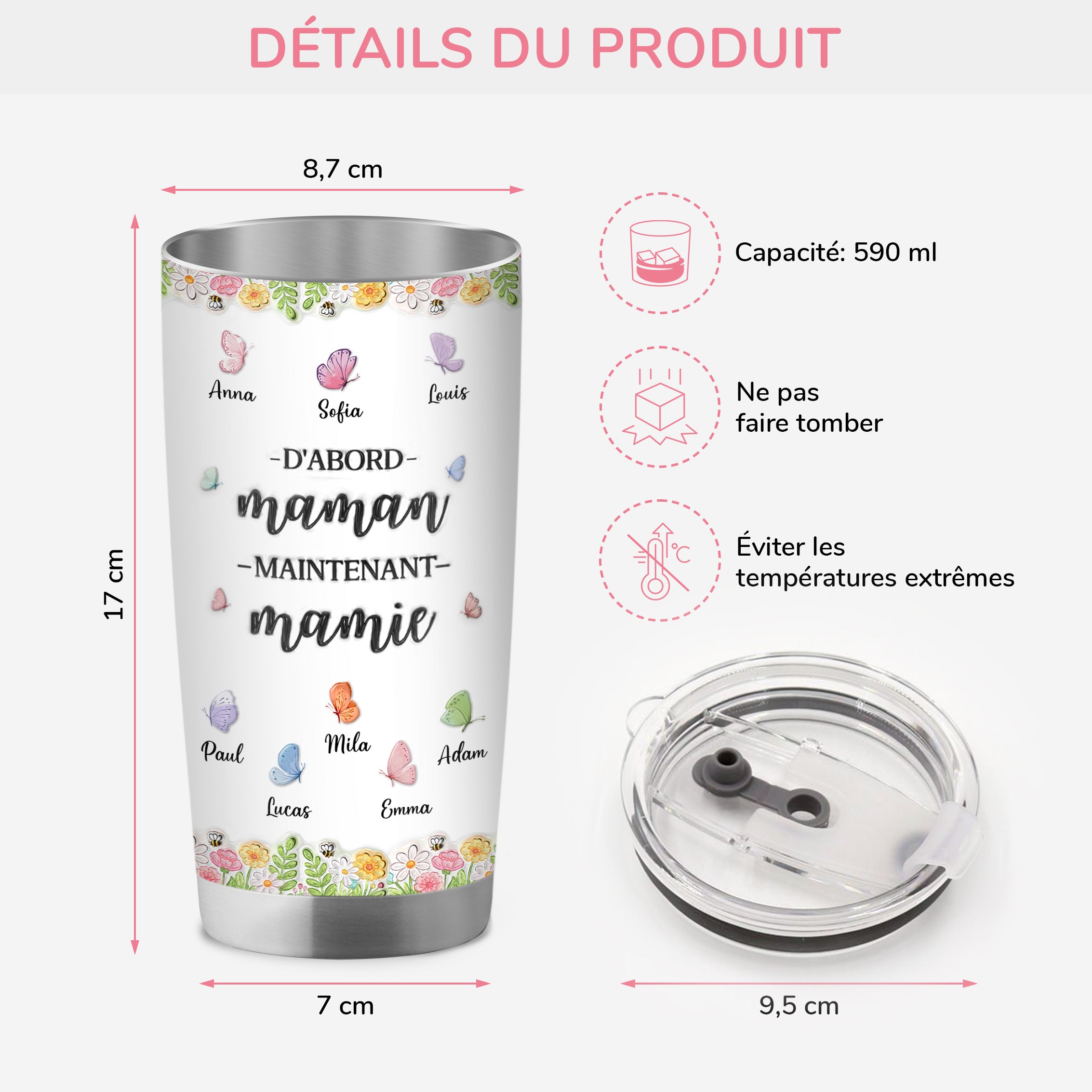 8457TFR3 effet dimpression 3d dabord maman ensuite mamie mug isotherme personnalise 590ml avec dessin 8457t8pca