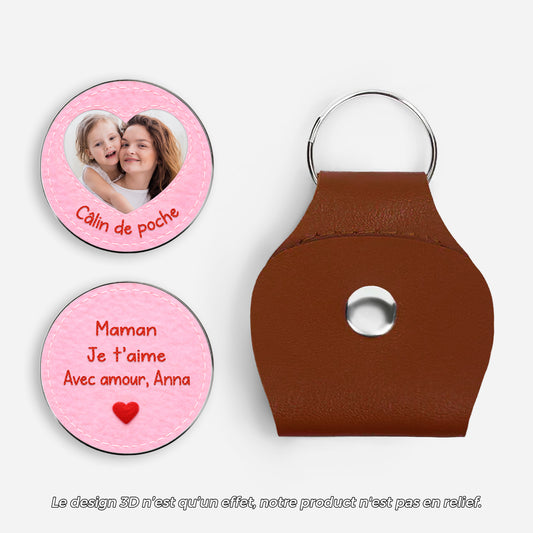 8463AFR1 effet dimpression 3d je taime maman mamie calin de poche personnalise photo 8463aj8pta
