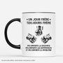 8466MFR1 effet dimpression 3d mug personnalise amis frere un jour 8466mclab