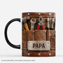 8479MFR1 effet dimpression 3d mug personnalise papa bricoleur atelier de papa papy 8479m6cwb