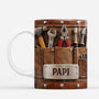 8479MFR2 effet dimpression 3d mug personnalise papa bricoleur atelier de papa papy 8479m6cwb