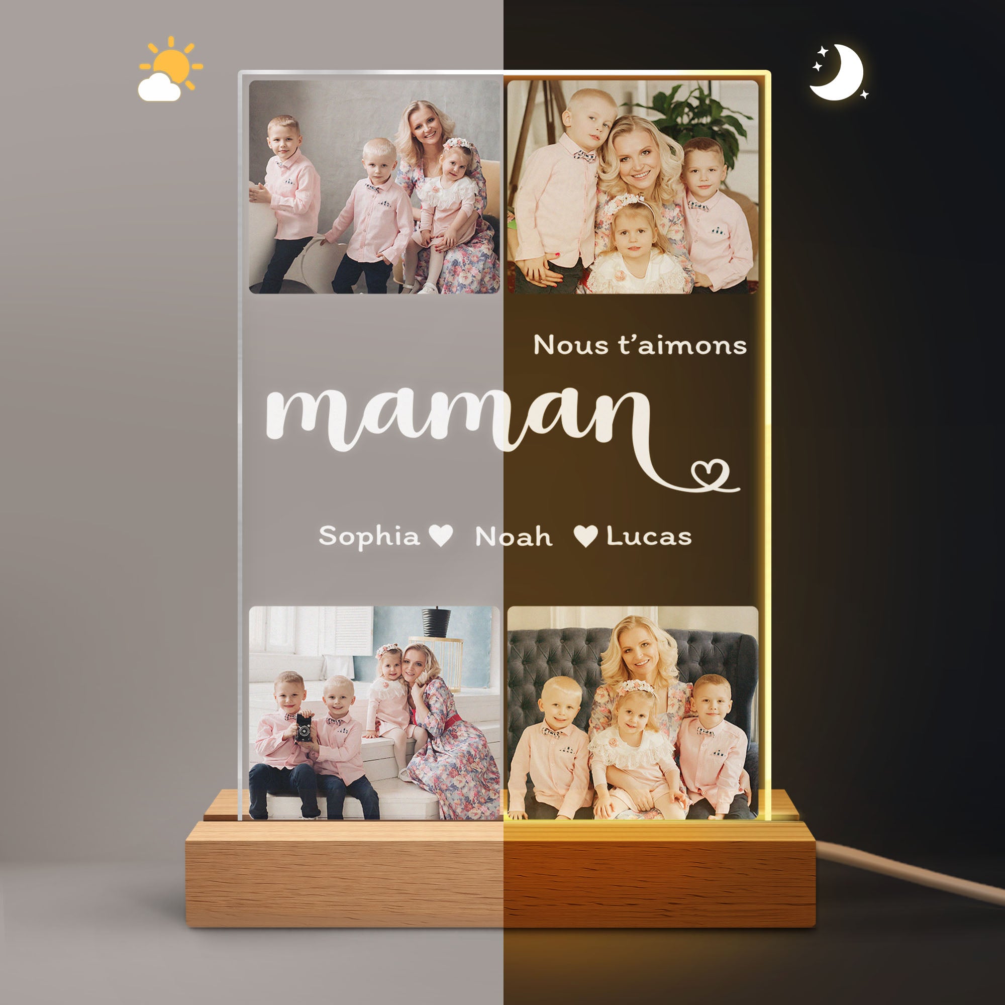 8488LFR1 papa maman on taime veilleuse led personnalisee photo 8488lav5b_2