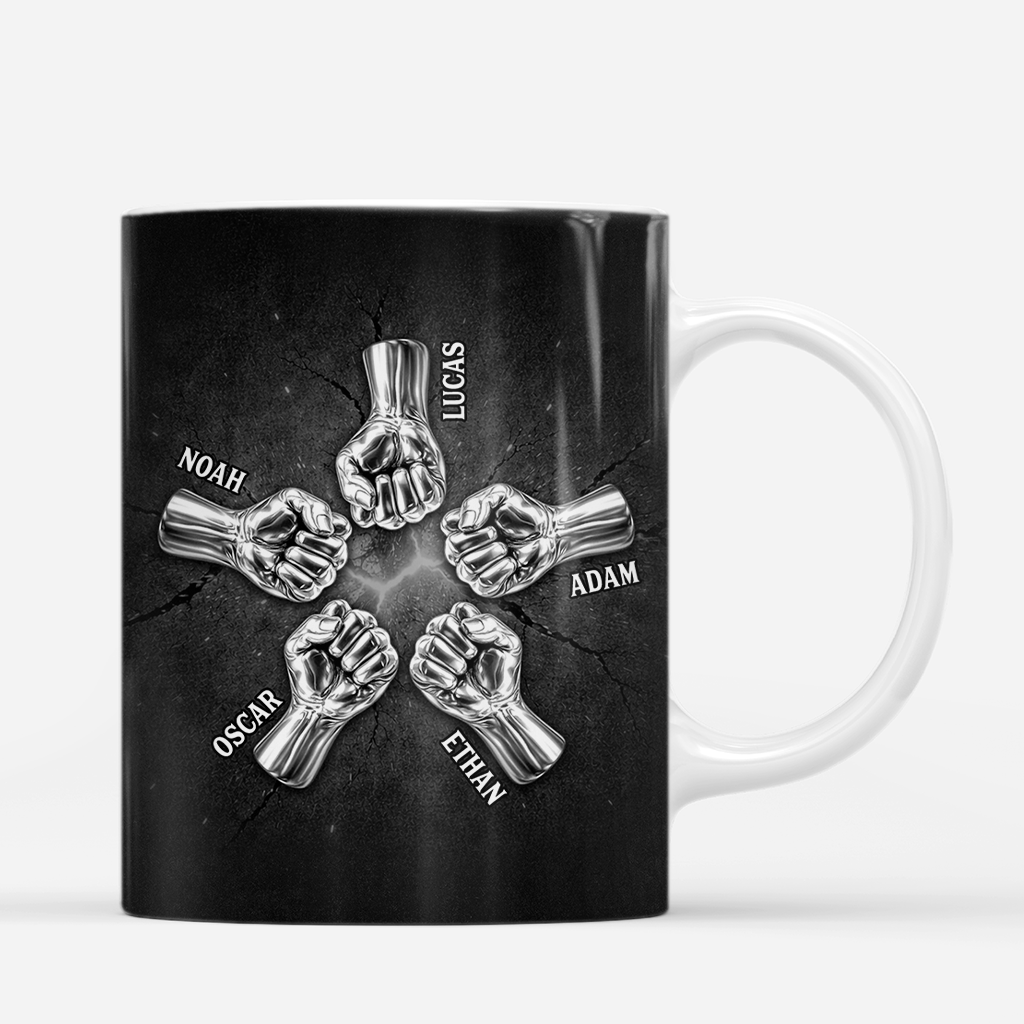 8492MFR3 effet dimpression 3d frere un jour ami un jour mug personnalise prenom 8492m3eme