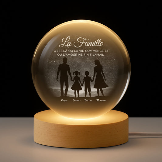 8505LFR1 famille ou l_amour ne finit jamais veilleuse boule de cristal personnalisee 8505lavzi_1