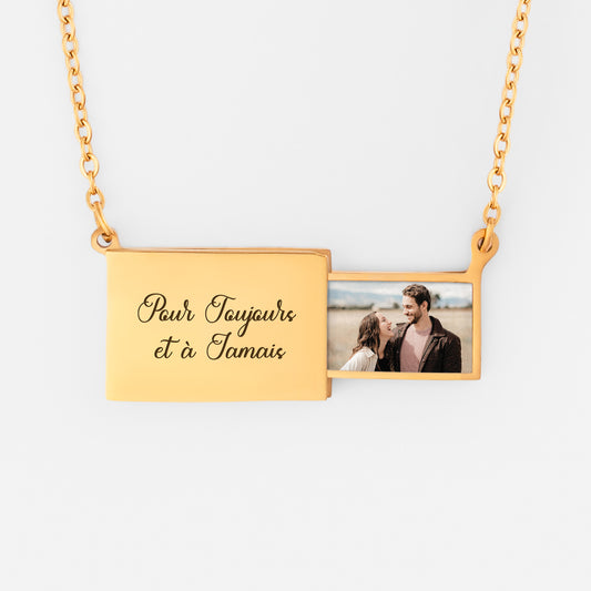 8525JFR1 collier photo personnalise cadeau original couple a jamais 8525jcl5a