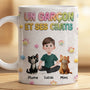 8532MFR2 effet dimpression 3d un homme et son chat mug personnalise dessin 8532mtptd