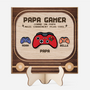 8548QFR1 plaque bois personnalisee papy papa gamer cool 8548qndbb