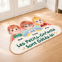 8554AFR2 paillasson forme originale personnalise petits enfants gates de mamie papy 8554adtkla