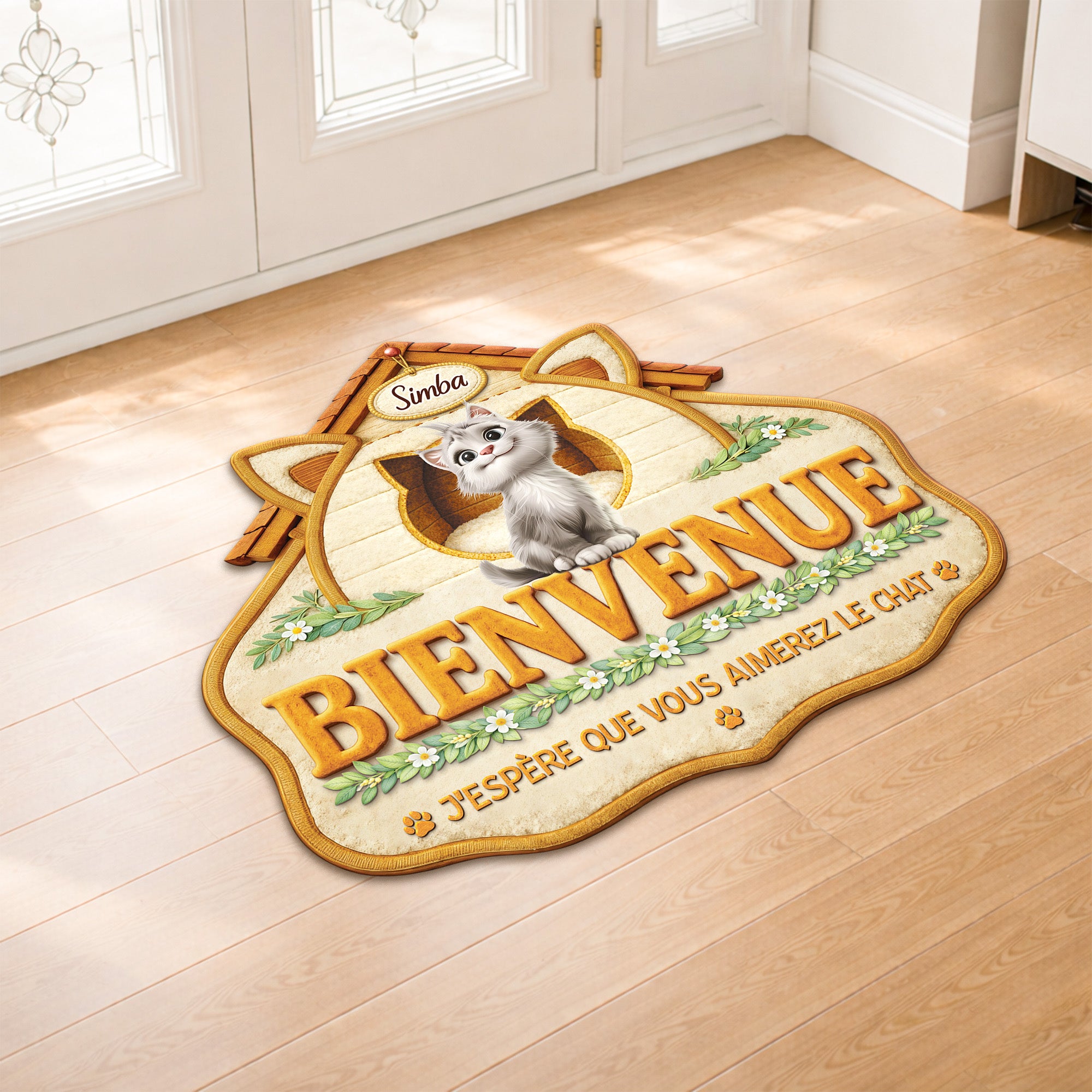 8561AFR2 paillasson personnalise chat a forme originale aimer les chats 8561adalmd_313c6c45 bd31 452f a9f5 5a38fe2f2789