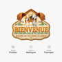 8561AFR5 paillasson personnalise chien a forme originale aimer les chiens 8561adalmc