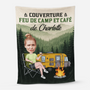 8570BFR1 feu de camp et cafe plaid personnalise femme homme 8570btf5a