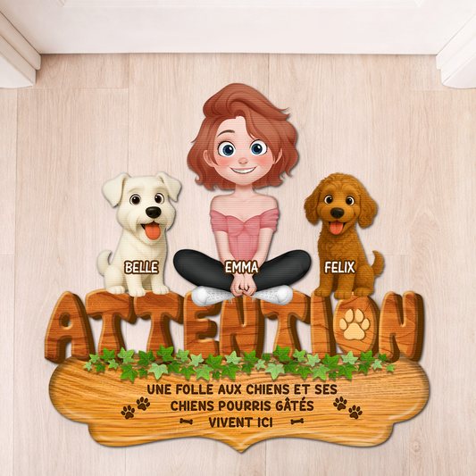 8573AFR1 ses chiens pourris gates paillasson chien personnalise a forme decoupee 8573adafbc_jpg_e538c0e9 173f 4ecb 91f4 881fc13440a4