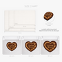 8577AFR3 effet dimpression 3d paillasson coeur personnalise forme decoupee notre famille 8577adncwi