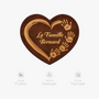 8577AFR5 effet dimpression 3d paillasson coeur personnalise forme decoupee notre famille 8577adncwi