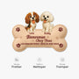 8579AFR5 bienvenue chez moi paillasson chien personnalise a forme decoupee 8579ad6pcc