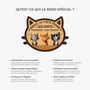 8581AFR6 paillasson chat personnalise a forme decoupee gardez la porte fermee 8581ad6qwd