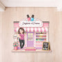 8593AFR1 effet dimpression 3d paillasson forme originale personnalise femme mon onglerie 8593adclca