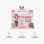 8593AFR5 effet dimpression 3d paillasson forme originale personnalise femme mon onglerie 8593adclca