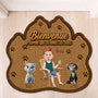 8616AFR1 esperer que tu aimes les poils paillasson personnalise chat a forme originale 8616adayrd