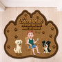 8616AFR1 esperer que tu aimes les poils paillasson personnalise chien a forme originale 8616adayrc