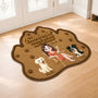 8616AFR2 esperer que tu aimes les poils paillasson personnalise chien a forme originale 8616adayrc