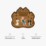 8616AFR4 esperer que tu aimes les poils paillasson personnalise chien a forme originale 8616adayrc