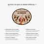 8626AFR6 nous gouvernons la maison paillasson chien personnalise a forme originale 8626ad8yrc