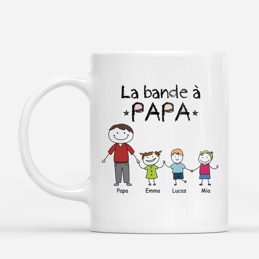 8644MFR1 la bande a papa maman mug personnalise famille avec dessin 8644m8y5b