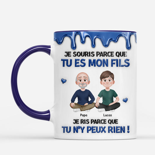 8740MFR2 effet dimpression 3d je souris tu es mon enfant mug personnalise fille et fils 8740mtpla_28fbcbce 05e1 4db0 bb0a 44a6036227c6