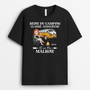 8745AFR1 reine du camping tee shirt personnalise femme 8745a8fca