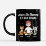 8756MFR1 juste femme  homme et son chat tasse personnalisee chat 8756m6psd
