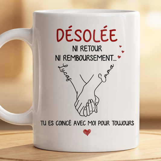 8767MFR2 tasse a cafe a personnaliser texte cadeau couple ni retour ni remboursement 8767mchcg_41af8a4b 53a1 4462 8383 5c88590d70d4