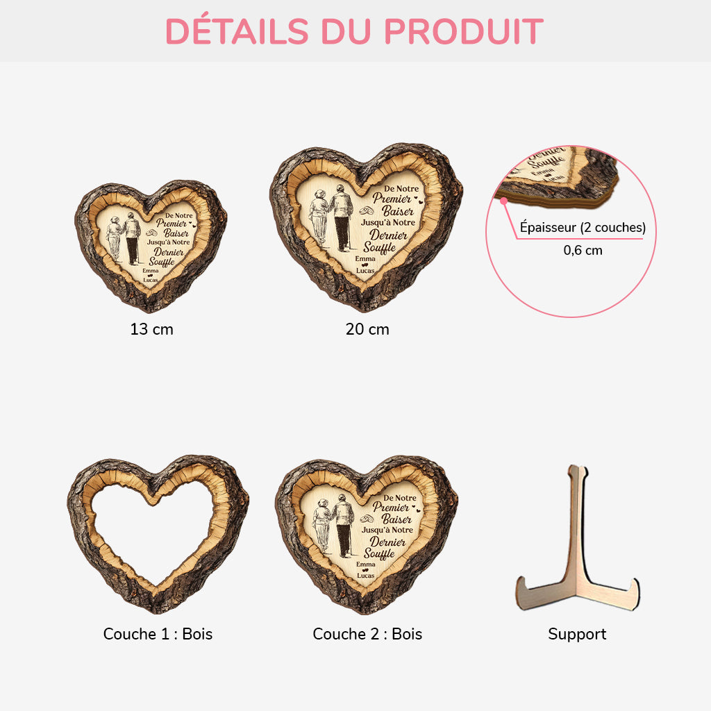 8802QFR3 effet dimpression 3d couple de notre premier baiser plaque bois personnalisee_ photo 8802qnpag_28435c50 d16a 441f aa1c 5658775f08af