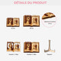 8845QFR3 effet dimpression 3d cadeau couple notre premier baiser plaque en bois personnalisable 8845qtplg