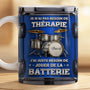8866MFR2 effet dimpression 3d mug personnalise dessin batterie cadeau batteur homme et femme 8866mcdwb