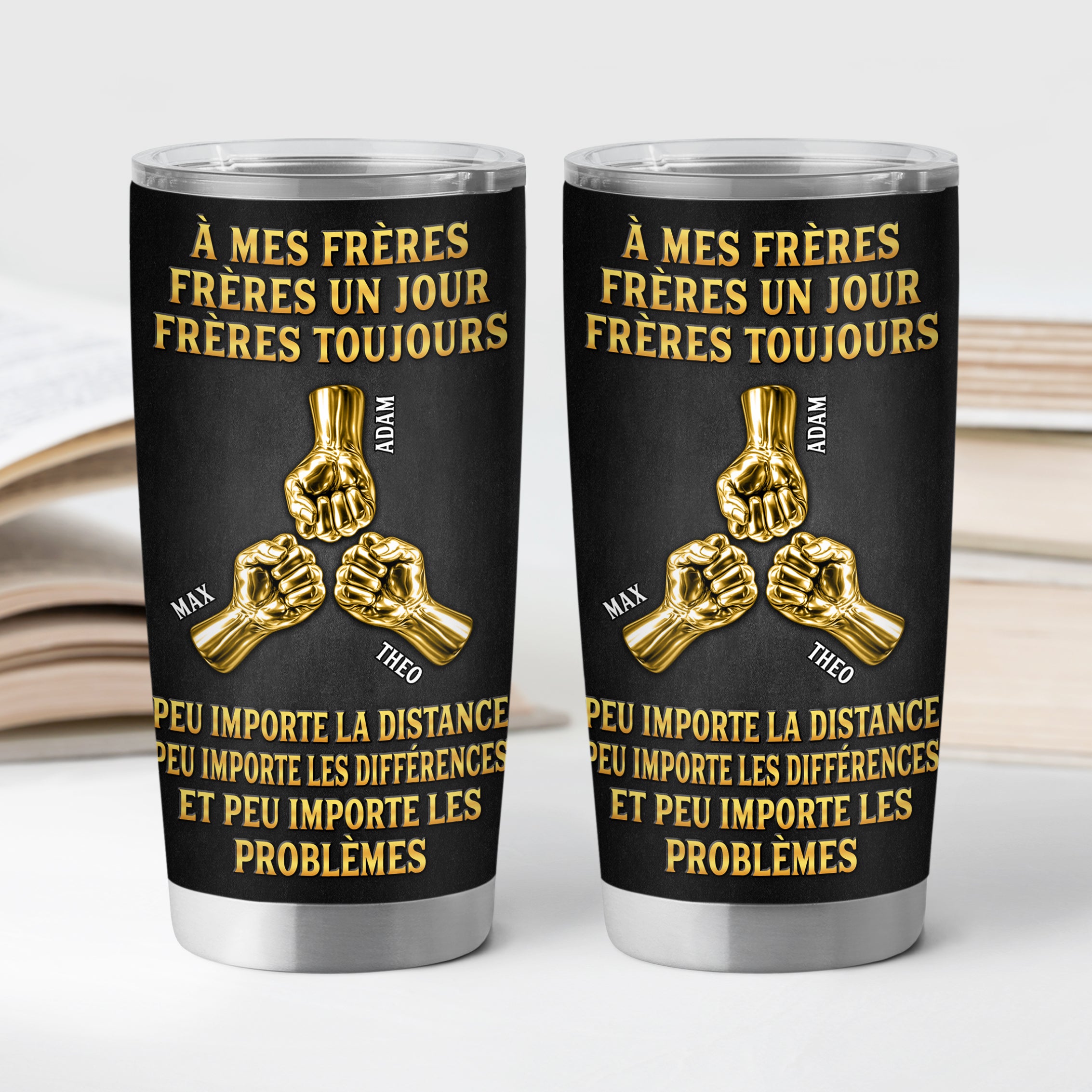 8886TFR2 frere et ami un jour mug isotherme 590ml personnalise 8886tspmb