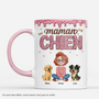 8931MFR1 effet dimpression 3d cadeau maman chien avec prenom tasse personnalisee chien 8931m3fwc