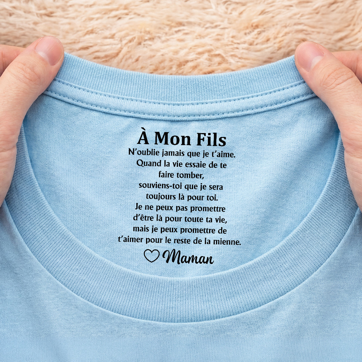8934AFR2 t_aimer toute ma vie t shirt personnalise texte a l_interieur du col blanc pour fillefils 8934aa8pwb_2646d86d 7e22 4d64 ab4d 9c30a1331264