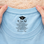8938AFR2 tee shirt personnalise fille fils avec texte a l_interieur du col blanc cadeau felicitation diplome_ 8938aa8haa
